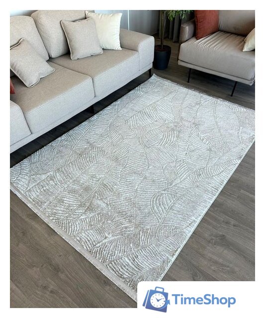 Ковер для жилой комнаты Radjab Carpet Марсель NP 425 Прямоугольник 11541RK (1.6x3, Cream) - Изображение №6 — Интернет-магазин Time-Shop