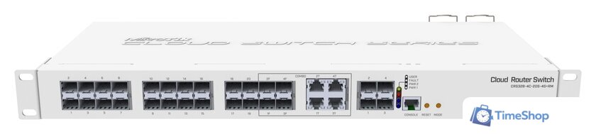 Управляемый коммутатор 3-го уровня Mikrotik CRS328-4C-20S-4S+RM - Изображение №1 — Интернет-магазин Time-Shop