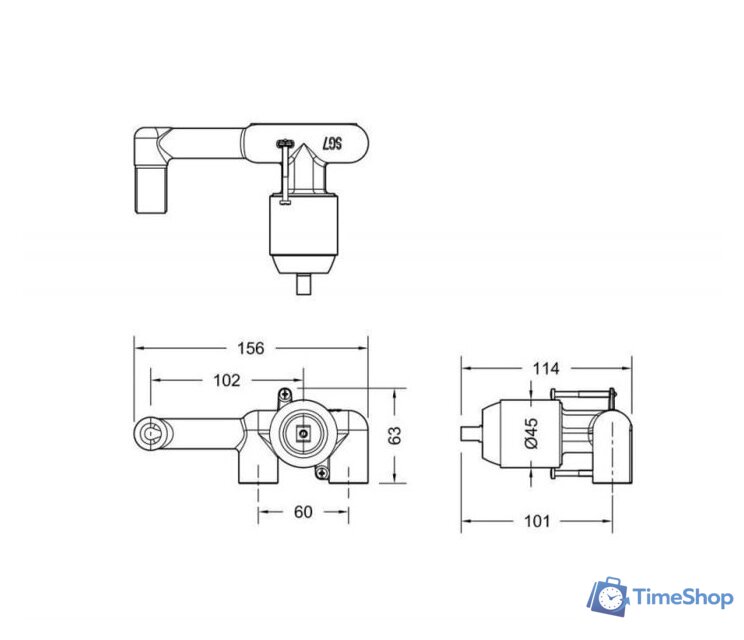 Скрытый механизм Bravat D968K-ENG - Изображение №3 — Интернет-магазин Time-Shop