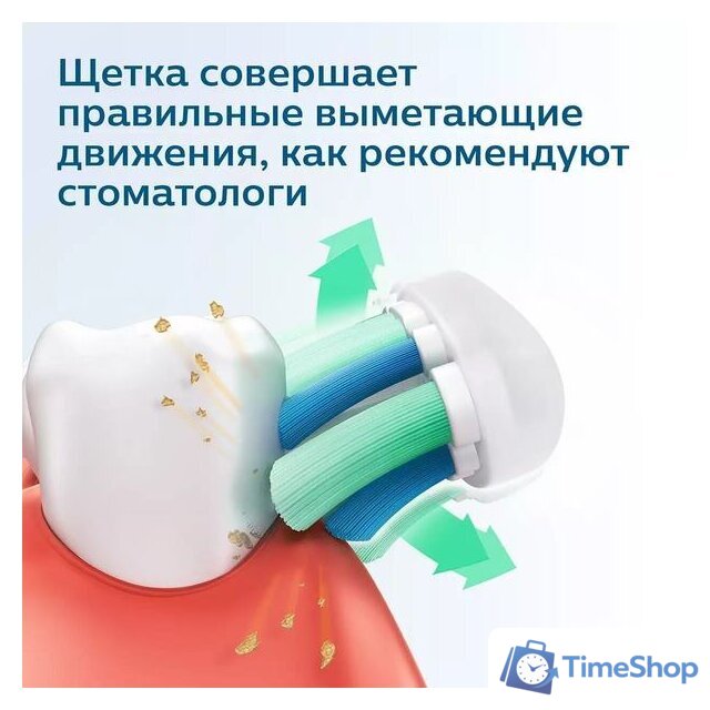 Электрическая зубная щетка Philips 3100 series HX3673/11 - Изображение №11 — Интернет-магазин Time-Shop