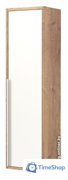  Дабер Шкаф-полупенал 015 СТ15.0.0.21Б (дуб галифакс/белый/ручка белая) - Изображение №1 — Интернет-магазин Time-Shop