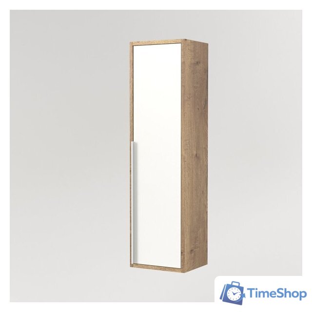  Дабер Шкаф-полупенал 015 СТ15.0.0.21Б (дуб галифакс/белый/ручка белая) - Изображение №2 — Интернет-магазин Time-Shop