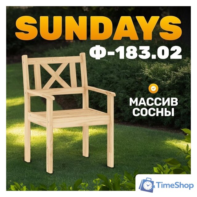 Кресло Sundays Ф-183.02 590x90x640 (мед) - Изображение №1 — Интернет-магазин Time-Shop