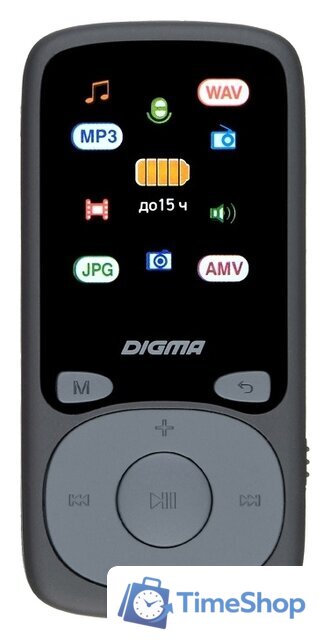Плеер MP3 Digma B4 8GB (черный) - Изображение №1 — Интернет-магазин Time-Shop