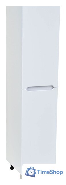  Гамма Шкаф-пенал 52.30 оф8 (белый, левый) - Изображение №1 — Интернет-магазин Time-Shop