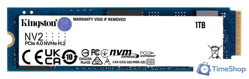SSD Kingston NV2 1TB SNV2S/1000G - Изображение №1 — Интернет-магазин Time-Shop