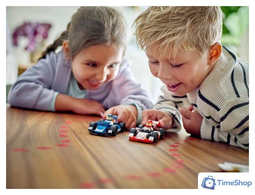 Конструктор LEGO City Formula 1 Гоночные автомобили Williams и Haas 60464 - Изображение №8 — Интернет-магазин Time-Shop