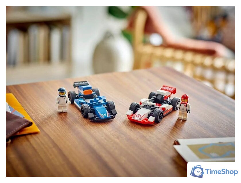 Конструктор LEGO City Formula 1 Гоночные автомобили Williams и Haas 60464 - Изображение №9 — Интернет-магазин Time-Shop