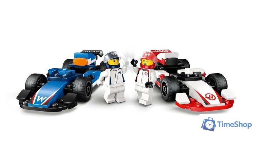 Конструктор LEGO City Formula 1 Гоночные автомобили Williams и Haas 60464 - Изображение №6 — Интернет-магазин Time-Shop