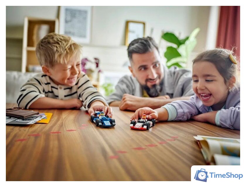 Конструктор LEGO City Formula 1 Гоночные автомобили Williams и Haas 60464 - Изображение №7 — Интернет-магазин Time-Shop