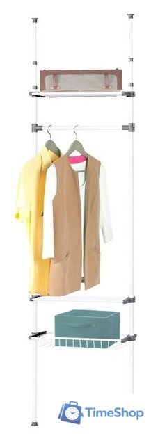 Стойка для одежды Sheffilton SHT-WR24 185721 (белый) - Изображение №1 — Интернет-магазин Time-Shop