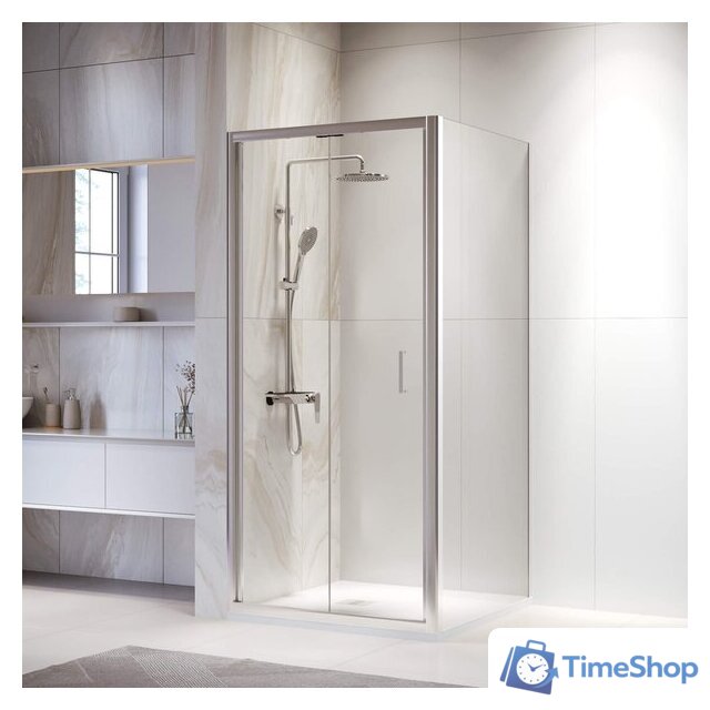 Душевой уголок RGW PA-132 (PA-21+Z-050-5) 060813200-11 100x100 (хром/прозрачное стекло) - Изображение №1 — Интернет-магазин Time-Shop