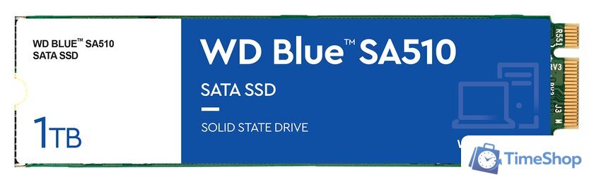 SSD WD Blue 1TB WDS100T3B0B - Изображение №1 — Интернет-магазин Time-Shop