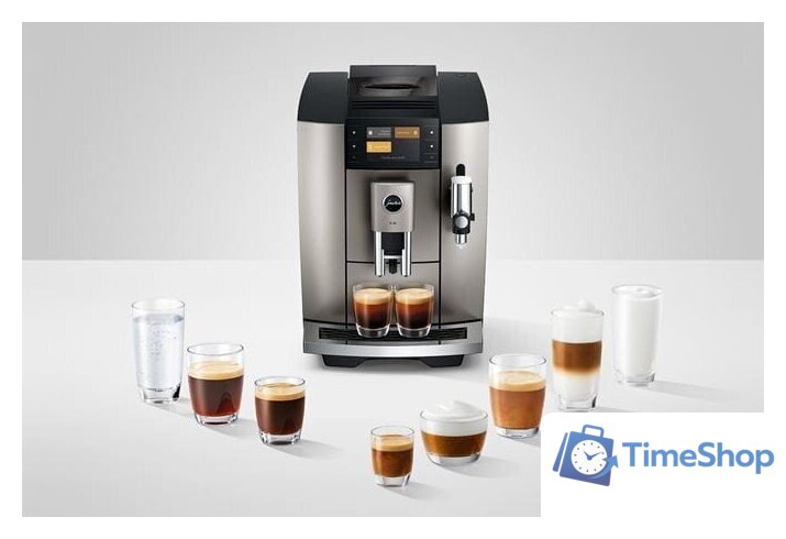 Кофемашина JURA E8 Midnight Silver ED 15712 - Изображение №8 — Интернет-магазин Time-Shop