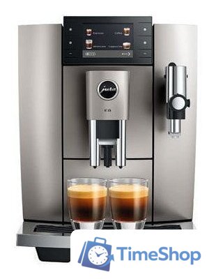 Кофемашина JURA E8 Midnight Silver ED 15712 - Изображение №1 — Интернет-магазин Time-Shop