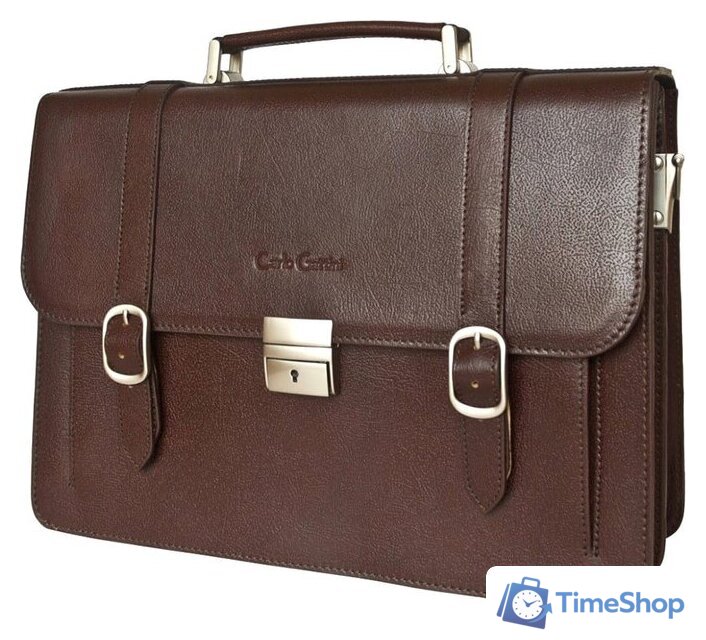 Мужская сумка Carlo Gattini Solido Tolmezzo 2023-31 (темно-коричневый) - Изображение №1 — Интернет-магазин Time-Shop