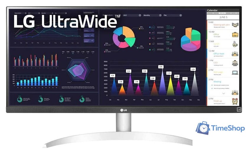 Монитор LG UltraWide 29WQ600-W - Изображение №1 — Интернет-магазин Time-Shop
