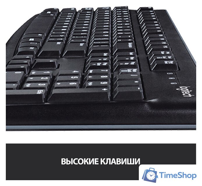 Клавиатура Logitech K120 920-002583 (нет кириллицы) - Изображение №8 — Интернет-магазин Time-Shop