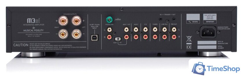 Интегральный усилитель Musical Fidelity M3si Black - Изображение №4 — Интернет-магазин Time-Shop