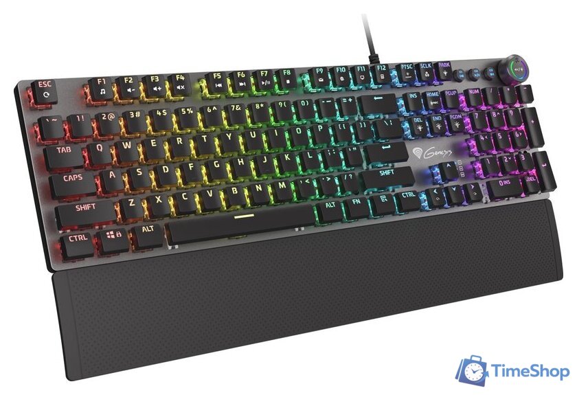Клавиатура Genesis Thor 400 RGB (нет кириллицы) - Изображение №2 — Интернет-магазин Time-Shop