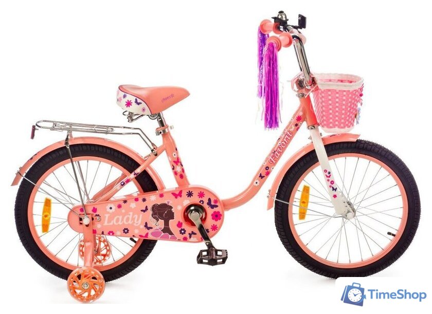Детский велосипед Favorit Lady LAD-18PC - Изображение №1 — Интернет-магазин Time-Shop