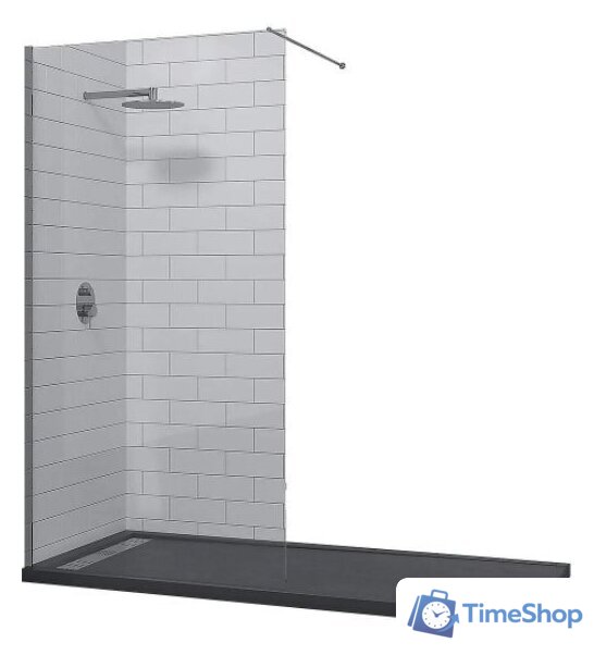 Душевая стенка RGW WA-010B 70 (хром/прозрачное стекло) - Изображение №1 — Интернет-магазин Time-Shop