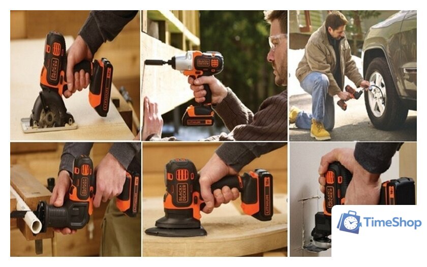 Дрель-шуруповерт Black & Decker MT218K (с 1-им АКБ) - Изображение №5 — Интернет-магазин Time-Shop