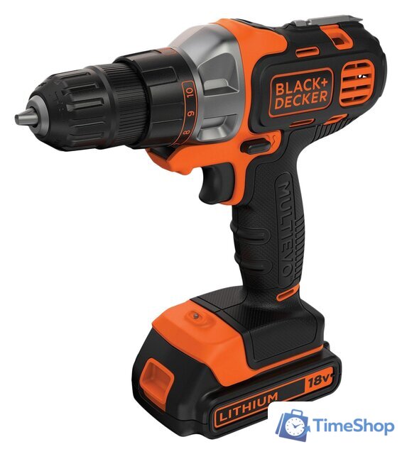 Дрель-шуруповерт Black & Decker MT218K (с 1-им АКБ) - Изображение №1 — Интернет-магазин Time-Shop