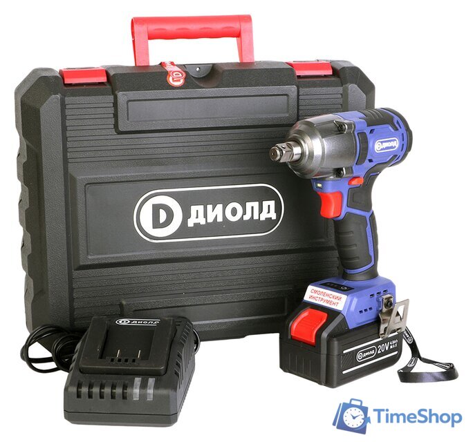 Гайковерт ДИОЛД ГЭА-20ЛИ-01 10300031 (с 1-им АКБ, кейс) - Изображение №1 — Интернет-магазин Time-Shop