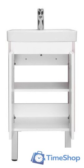  Акватон Тумба под умывальник Сканди Doors 45 1A278701SDB20 (белый/дуб верона) - Изображение №3 — Интернет-магазин Time-Shop