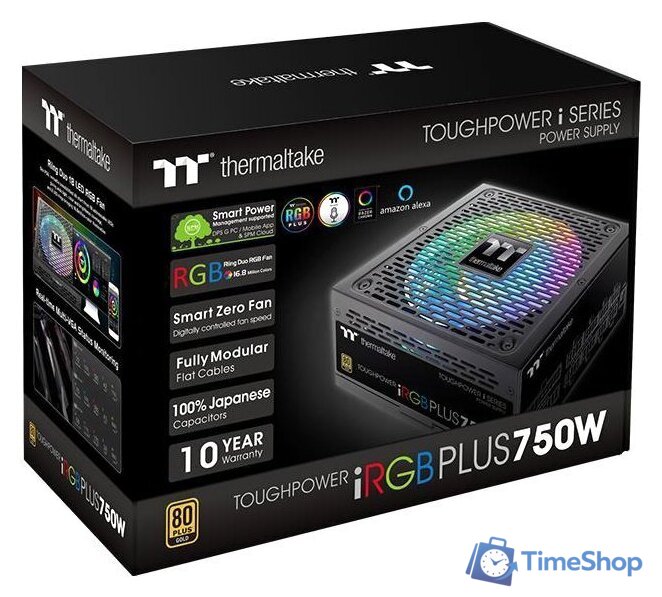 Блок питания Thermaltake Toughpower iRGB PLUS 750W Gold TT Premium Edition TPI-750DH3FCG - Изображение №7 — Интернет-магазин Time-Shop