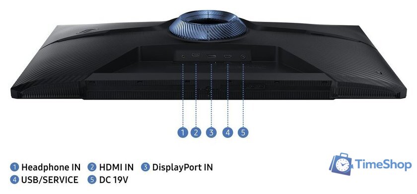 Игровой монитор Samsung Odyssey G5 LS32AG520PUXEN - Изображение №2 — Интернет-магазин Time-Shop