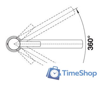 Смеситель Blanco Ambis 523118 (нержавеющая сталь) - Изображение №4 — Интернет-магазин Time-Shop