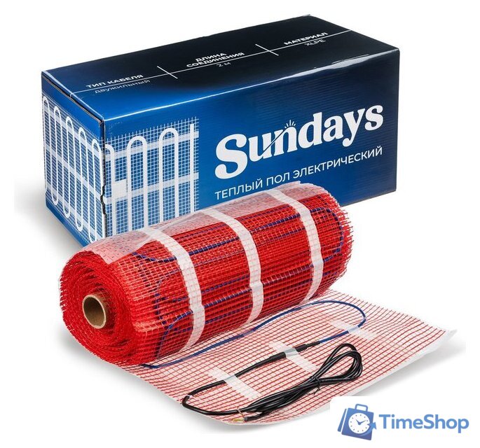 Нагревательный мат Sundays 1500Вт (10м2) - Изображение №4 — Интернет-магазин Time-Shop