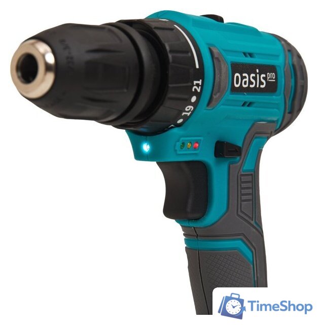 Дрель-шуруповерт Oasis ASD-20V Pro (с 2-мя АКБ, кейс) - Изображение №2 — Интернет-магазин Time-Shop
