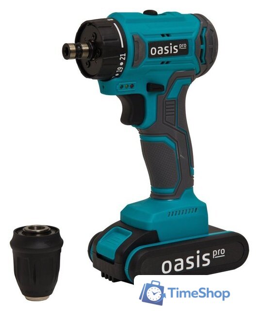 Дрель-шуруповерт Oasis ASD-20V Pro (с 2-мя АКБ, кейс) - Изображение №4 — Интернет-магазин Time-Shop