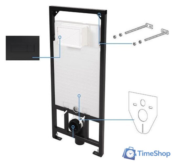 Инсталляция для унитаза Deante CST X50S - Изображение №1 — Интернет-магазин Time-Shop