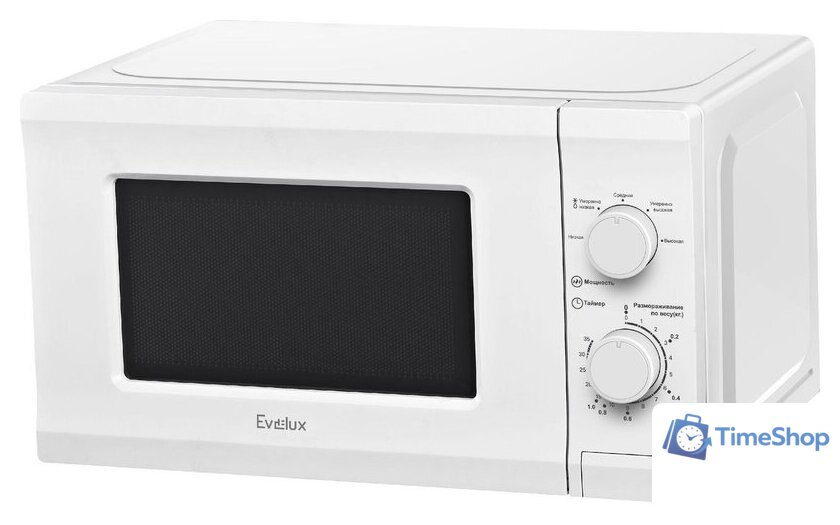 Микроволновая печь Evelux MW 202 W - Изображение №1 — Интернет-магазин Time-Shop