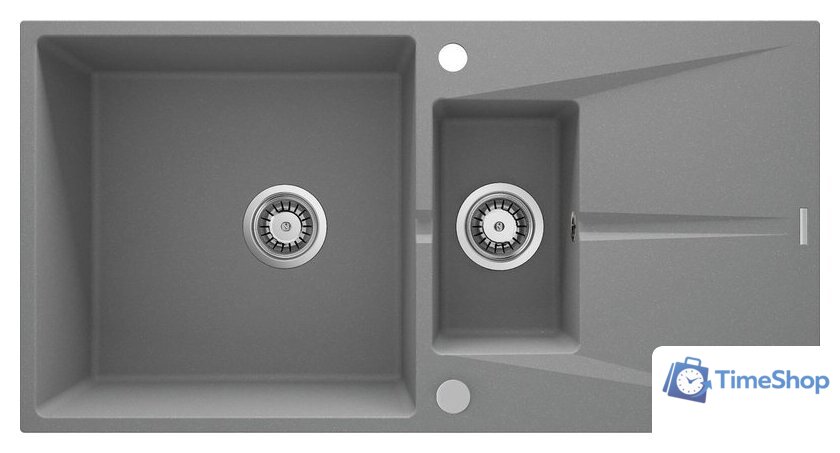 Кухонная мойка Deante Corio ZRC S513 (серый металлик) - Изображение №1 — Интернет-магазин Time-Shop