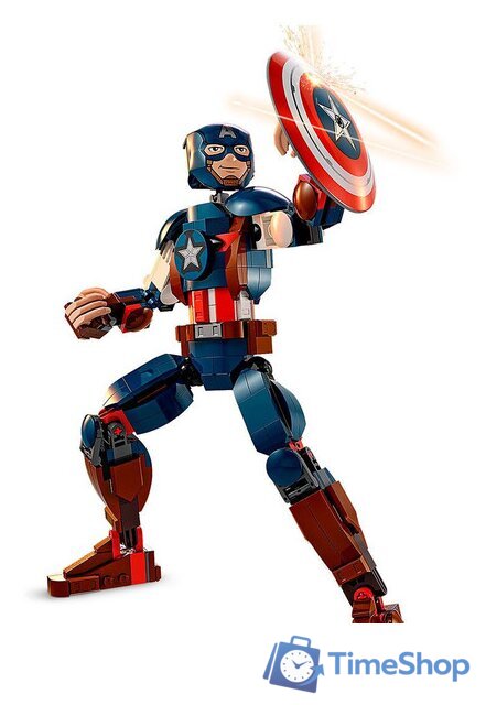 Конструктор LEGO Marvel Super Heroes 76258 Сборная фигурка Капитана Америки - Изображение №3 — Интернет-магазин Time-Shop