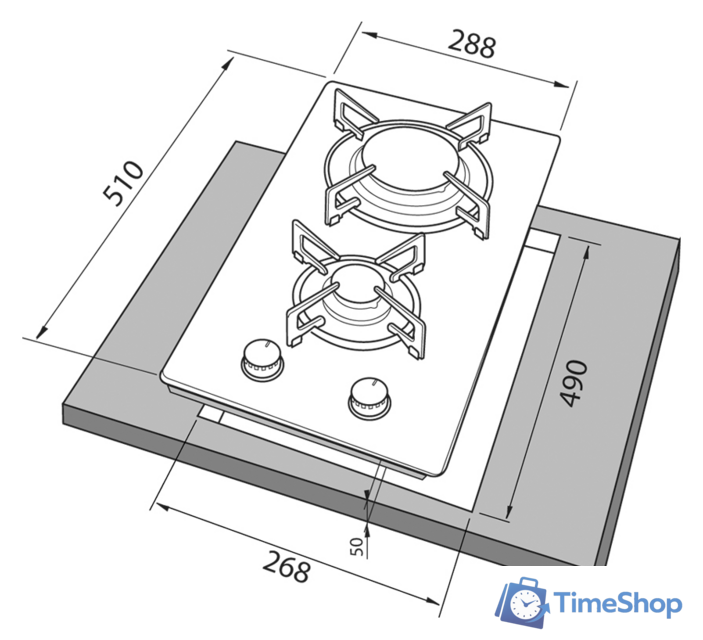Варочная панель Freggia HC320VGW - Изображение №5 — Интернет-магазин Time-Shop