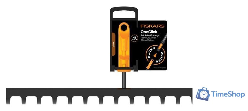 Грабли зубчатые Fiskars 1080678 - Изображение №2 — Интернет-магазин Time-Shop