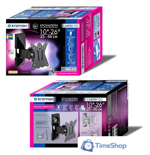 Кронштейн для телевизора Kromax CASPER-102 - Изображение №4 — Интернет-магазин Time-Shop