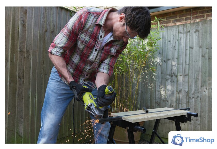 Угловая шлифмашина Ryobi RAG1010-125SF [5133002497] - Изображение №2 — Интернет-магазин Time-Shop