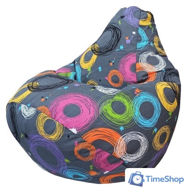 Кресло-мешок Flagman Груша Макси Г2.4-52 Кругос А05 - Изображение №1 — Интернет-магазин Time-Shop