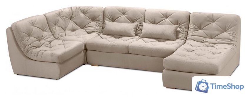 П-образный диван Mio Tesoro Борнео (Velutto 18) - Изображение №1 — Интернет-магазин Time-Shop