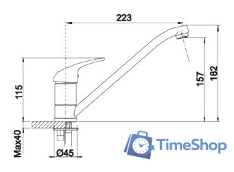 Смеситель Blanco Daras (кофе) - Изображение №2 — Интернет-магазин Time-Shop