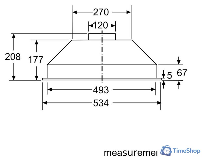 Кухонная вытяжка Bosch Serie 2 DLN52AC70 - Изображение №2 — Интернет-магазин Time-Shop