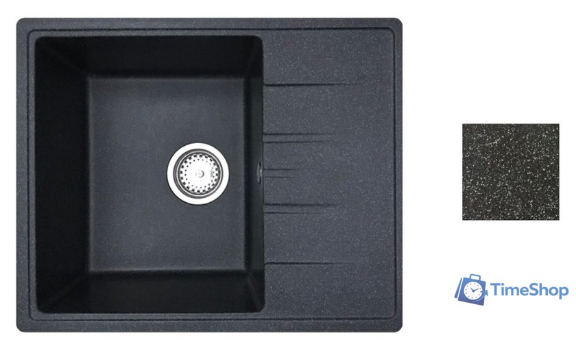 Кухонная мойка БелЭворс Mila R + смеситель W74004-2 + дозатор L405F (черный) - Изображение №5 — Интернет-магазин Time-Shop
