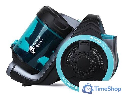 Пылесос BQ VC1607C (серый/голубой) - Изображение №1 — Интернет-магазин Time-Shop